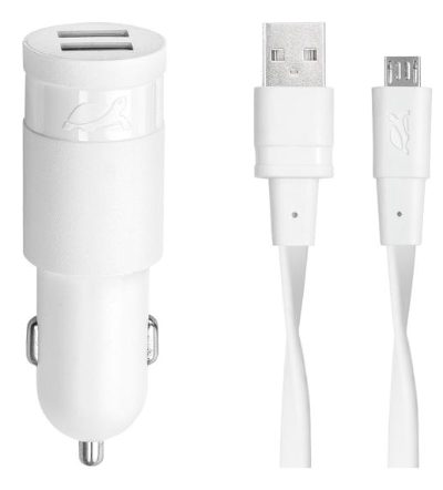 MOBILE CHARGER CAR/WHITE VA4222 WD1 RIVACASE