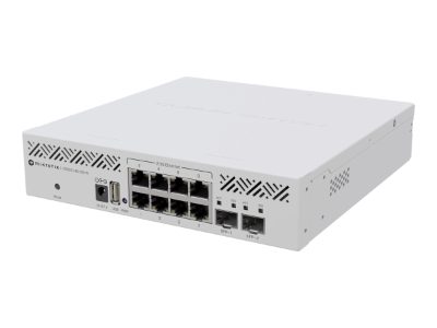 Cloud Router Switch, CRS310-8G+2S+IN, Rackmountable, Gigabit Ethernet (copper) ports quantity 8, SFP+ ports quantity 2