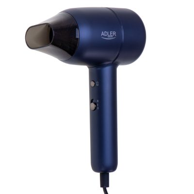 Adler Hair Dryer, AD 2279b, 1800 W, Number of temperature settings 2, Ionic function, Blue