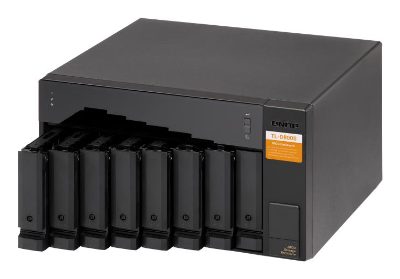 QNAP High-performance desktop SATA 6Gbps JBOD storage enclosure, TL-D800S