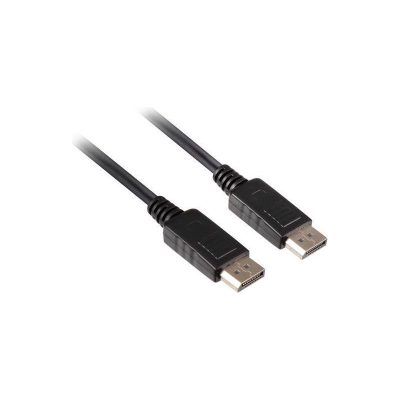 DisplayPort Connection Cable, AK-340103-020-S, DisplayPort to DisplayPort DisplayPort Male (Version 1.1a), DisplayPort Male (Version 1.1a)