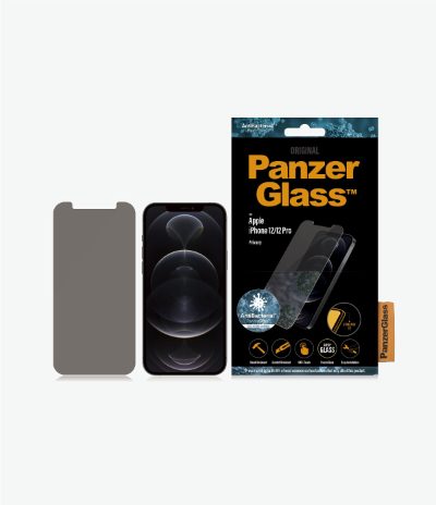 Apple, For iPhone 12/12 Pro, Tempered Glass, Transparent, Privacy glass