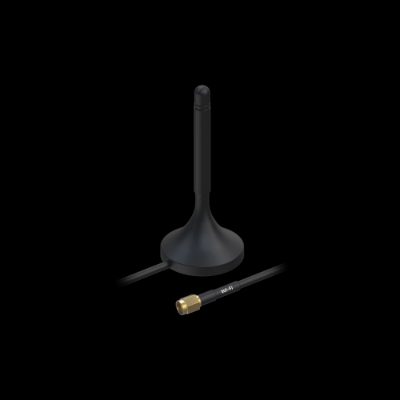Teltonika Wi-Fi Magnetic SMA Antenna, PR1KRF30, Magnetic, Gain 3 dB, 2400-2500 GHz, Antenna connector type RP-SMA Male