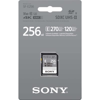 SF-E Series UHS-II SDXC Memory Card, SF-E256, 256 GB, SDXC, Flash memory class 10