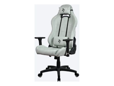 Arozzi Torretta SoftFabric, Gaming Chair, Frame material: Metal; Wheel base: Nylon; Upholstery: Soft Fabric, Pearl Green