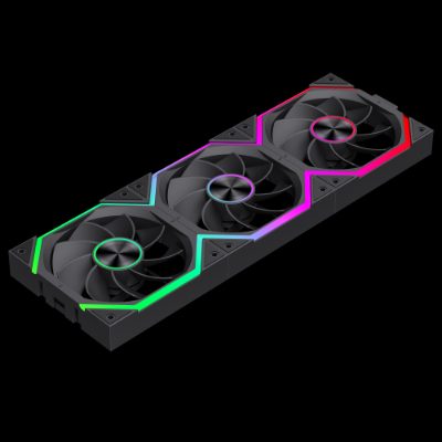 Gamemax FN12A-N2 WL-R, Case fan, Black