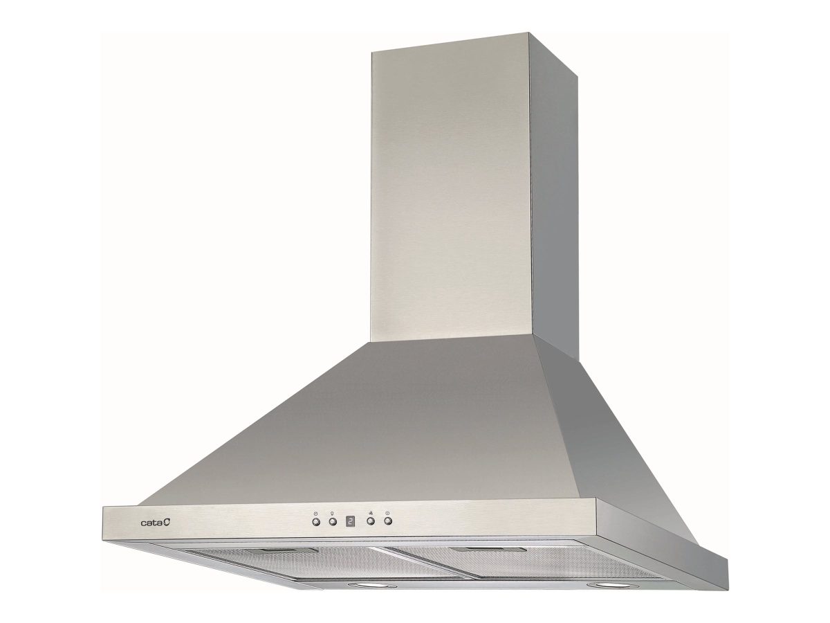 CATA BETA PRO 6000 X, Hood, Wall mounted, Energy efficiency class A, Width 60 cm, 990 m³/h, Mechanical control, LED, Stainless steel