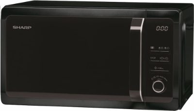 SHARP mikroviļņu krāsns, 20l, 800W melna