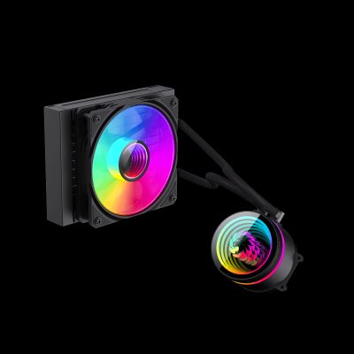 Gamemax CPU Liquid Cooler, ICEBURG 120 BK, Black