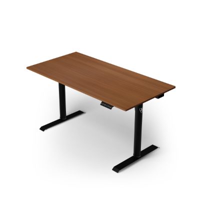 Arozzi Electric Standing Desk, Arena Nordico, Walnut