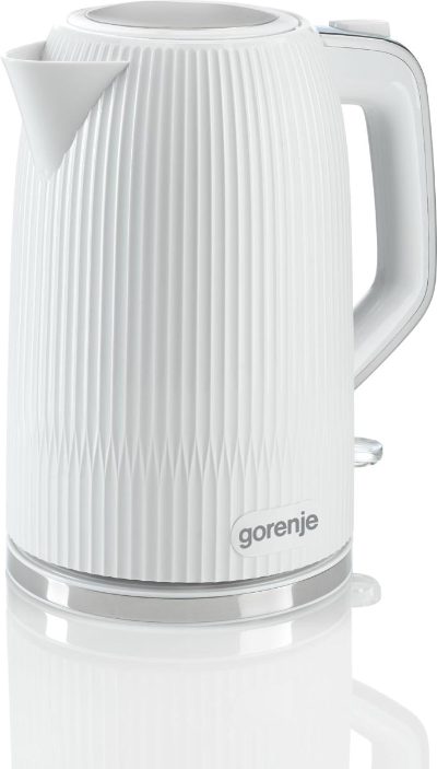 Gorenje Kettle, K17DPW, Electric, 2200 W, 1.7 L, Stainless steel, 360° rotational base, White