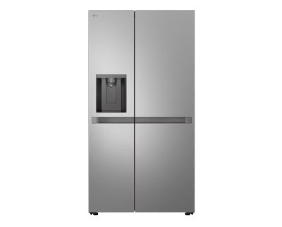 LG Refrigerator, GSLC41PYPE, Energy efficiency class E, Free standing, Side by side, Height 179 cm, Fridge net capacity 420 L, Freezer net capacity 221 L, Display, 36 dB, Grey