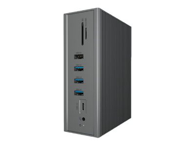 Icy Box, IB-DK2262AC DockingStation, Dock, Ethernet LAN (RJ-45) ports 1, VGA (D-Sub) ports quantity 1, USB 3.0 (3.1 Gen 1) Type-C ports quantity 1, USB 3.0 (3.1 Gen 1) ports quantity 3, USB 2.0 ports quantity 3, HDMI ports quantity 2, Ethernet LAN, Warranty 24 month(s)