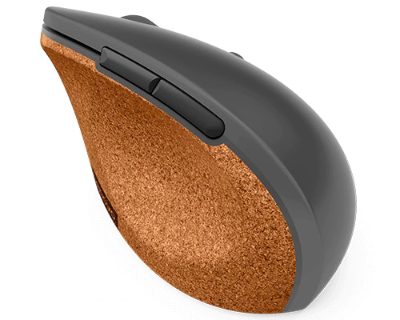 Vertical Mouse, Wireless, USB-A, Grey