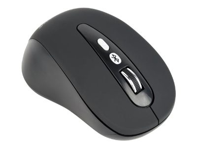 6-button wireless optical mouse, MUSW-6B-01, Optical mouse, USB, Black