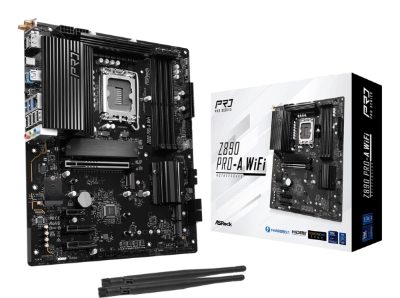 Mainboard, ASROCK, Intel Z890, LGA1851, ATX, Memory DDR5, Memory slots 4, Z890PRO-AWIFI