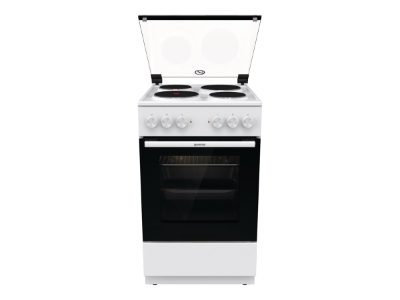 Gorenje Cooker, GE5A21WH, Hob type Electric, Oven type Electric, White, Width 50 cm, Grilling, Depth 59.4 cm, 68 L