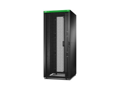 APC Easy Rack 800mm/42U/1000mm with Roof, Side panel,castors,feet and 4 Brackets, No Bottom, black, Schneider Electric