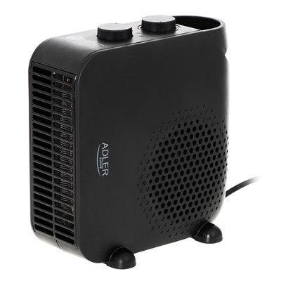 Heater, AD 7725b, Fan heater, 2000 W, Number of power levels 2, Black