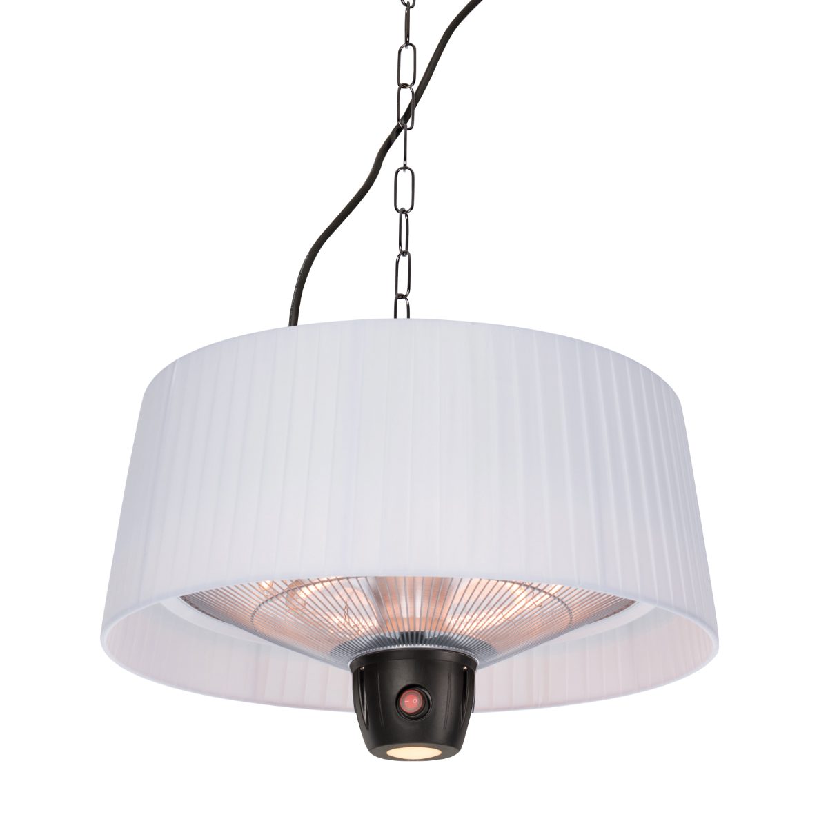 Heater, ARTIX C-HW, Compact Bright Hanging, Infrared, 1500 W, White, IP24
