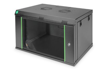 Digitus Wall Mounting Cabinets Dynamic Basic Series, DN-19 07-U-EC-SW, 38.9 x 60 x 45 cm, Black