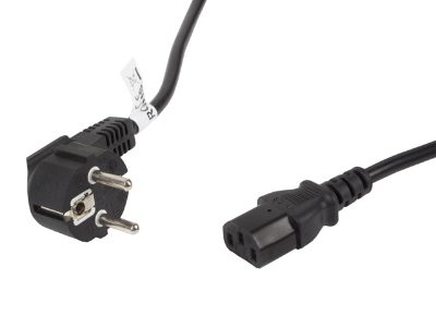 CEE 7/7 to IEC 320 C13 Power Cord, CA-C13C-11CC-0050-BK