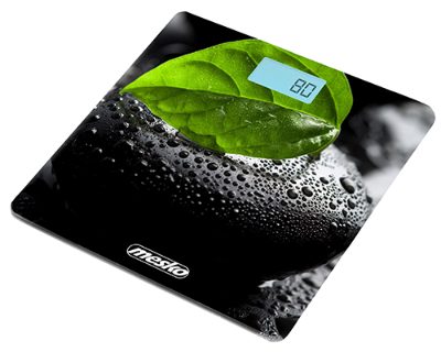 Bathroom scales, MS 8149, Maximum weight (capacity) 150 kg, Accuracy 100 g, Black/ green