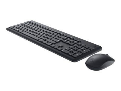 Dell Keyboard and Mouse, KM3322W, Keyboard and Mouse Set, Wireless, Batteries included, Wireless connection, Ukrainian, Black