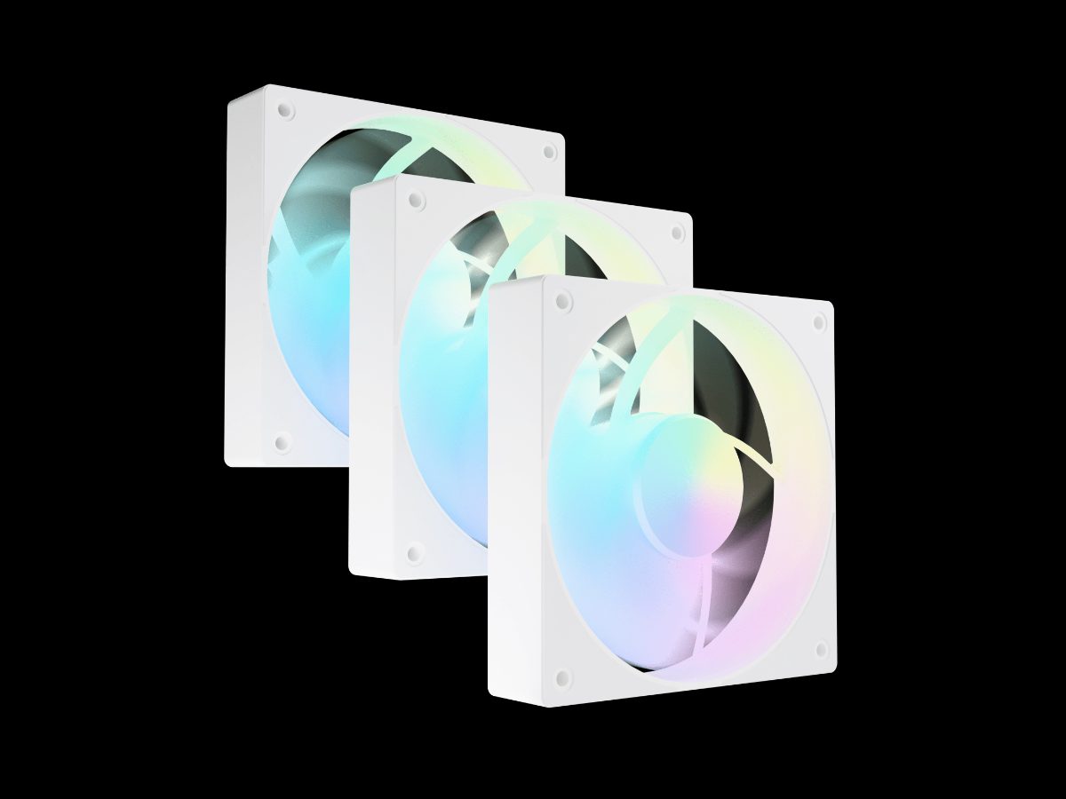 Fury Sai S12 ARGB PWM, 3-pack, Fan, White