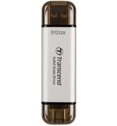 External SSD, TRANSCEND, ESD310, 512GB, USB-C, USB, 3D NAND, Write speed 900 MBytes/sec, Read speed 1050 MBytes/sec, TS512GESD310S