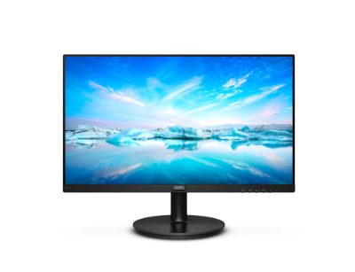 221V8A, 21.5 ", VA, FHD, 75 Hz, 4 ms, 1920 x 1080, 200 cd/m², HDMI ports quantity 1 x HDMI, Black
