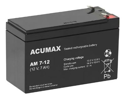 BATTERY 12V 7AH C20/AM7-12T2 EMU