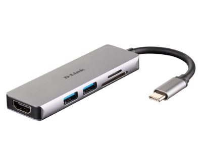 5-in-1 USB-C™ Hub with HDMI and SD/microSD Card Reader, DUB-M530, USB Type-C