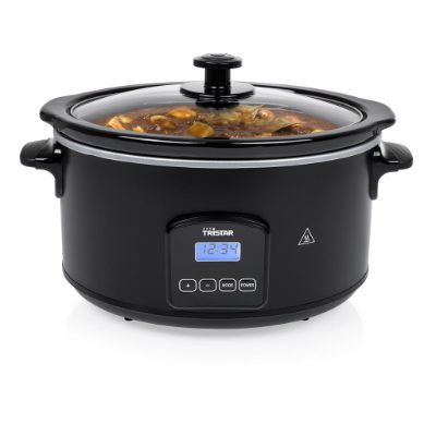 Digital Slowcooker, VS-3920, 210 W, Stainless steel, 4.5 L, Number of programs 4, Black