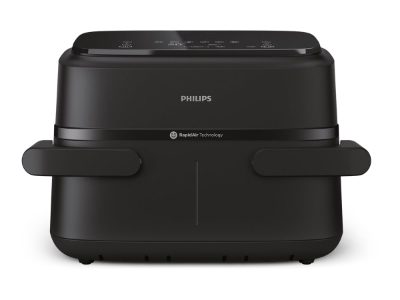 Philips Airfryer Dual Basket, NA150/00 1000 Series, Power 2450 W, Capacity 7 L, RapidAir Plus, Black