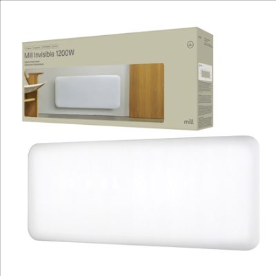 Heater, IB1200DN Steel, Panel Heater, 1200 W, Number of power levels 1, Suitable for rooms up to 14-18 m², White, N/A