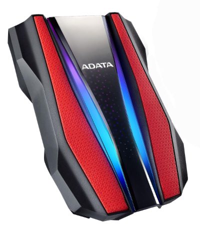 External HDD, ADATA, AHD770G-1TU32G1-CRD, 1TB, USB 3.2, Colour Red