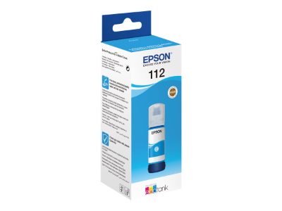 Epson 112 EcoTank Pigment, C13T06C24A, Ink Bottle, Cyan