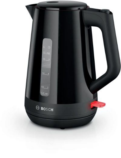 Bosch Kettle, TWK1M123, Electric, 2400 W, 1.7 L, Plastic, 360° rotational base, Black