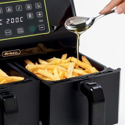 Ariete karstā gaisa friteris, dual, melns