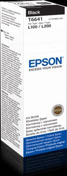 Epson T6641 Ink bottle 70ml, Ink Cartridge, Black