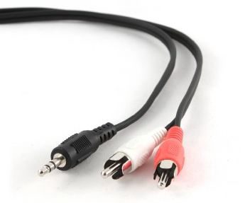 2.5m, 3.5mm/2xRCA, M/M, 3.5mm, 2 x RCA
