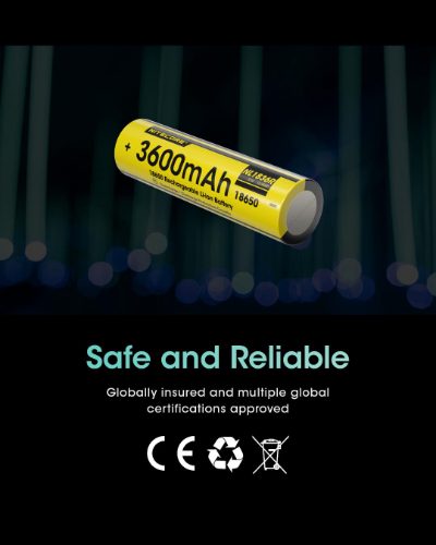 BATTERY RECH. LI-ION 3.6V/NL1836R(3600MAH) NITECORE