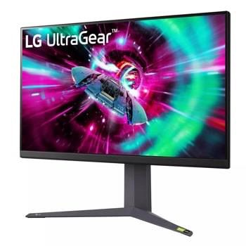 LCD Monitor, LG, 32GR93U-B, 31.5", Gaming/4K, Panel IPS, 3840x2160, 16:9, 144Hz, Matte, 1 ms, Pivot, Height adjustable, Tilt, Colour Black / Grey