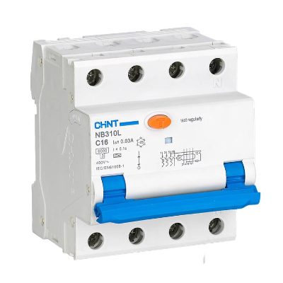 Circuit breaker RCBO, NB310L/3N, 3P+N, C20, 30mA, A, 6kA, NB310L3PN30MAA20C