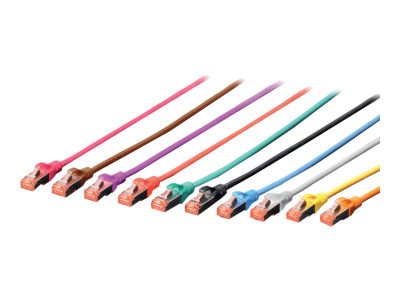 CAT 6 S/FTP, Patch cord, Length 10 m, Grey
