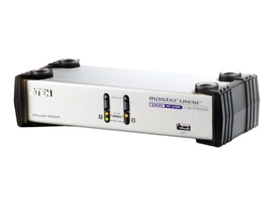 2-Port USB VGA Dual Display/Audio KVMP Switch, CS1742C