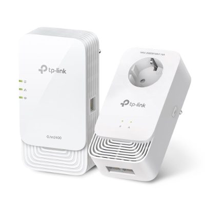 TP-LINK G.hn2400 Powerline AX1800 Wi-Fi 6 Kit, PGW2440 KIT, 1428 Mbit/s, 802.11ax
