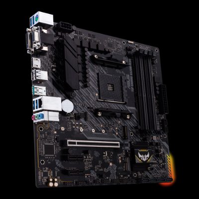 TUF GAMING A520M-PLUS, Processor family  AMD, Processor socket AM4, DDR4, Memory slots 4, Supported hard disk drive interfaces SATA, M.2, Number of SATA connectors 4, Chipset  AMD A520, Micro ATX