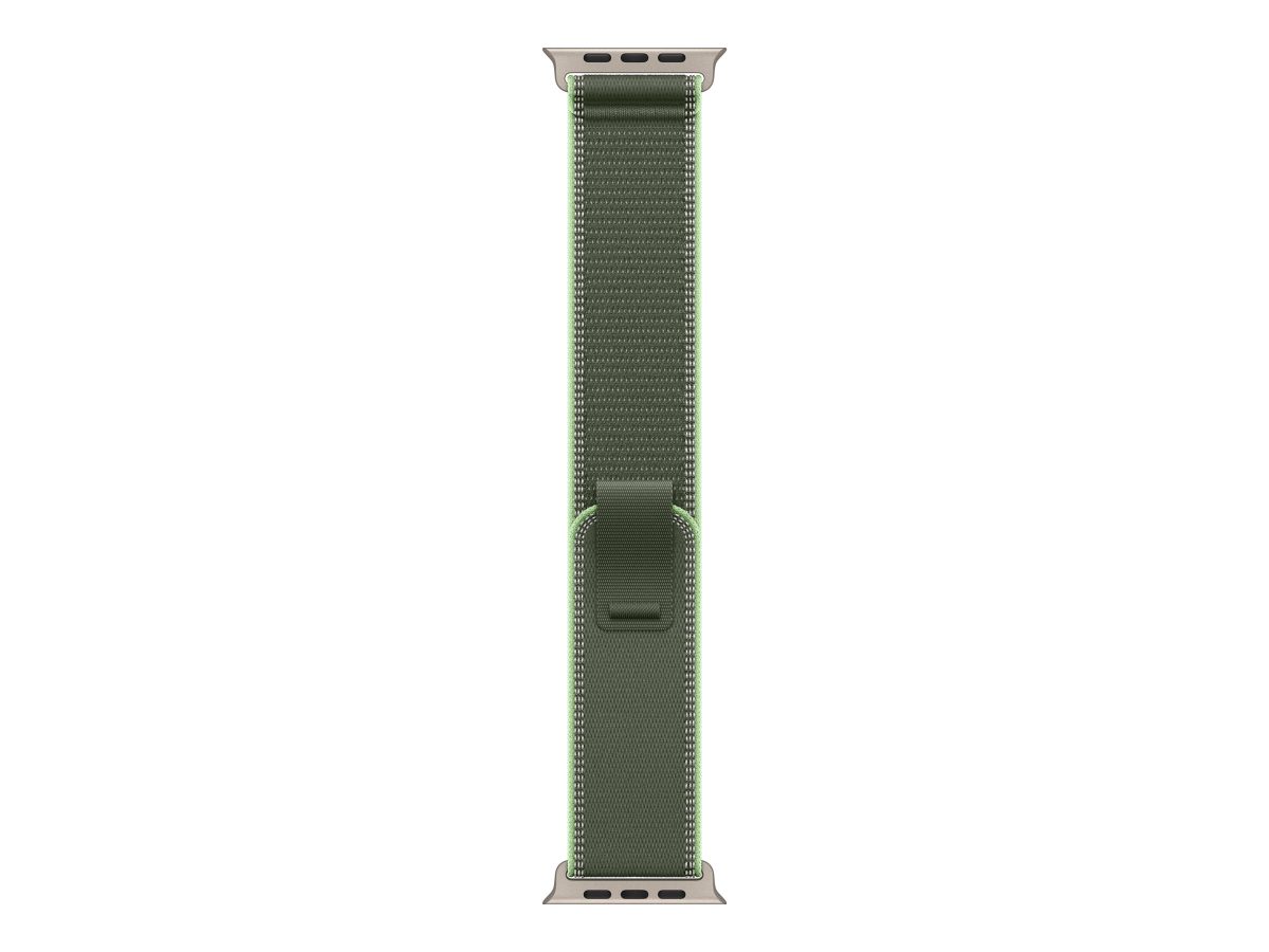Apple 49mm Green/Neon Trail Loop - S/M - Natural Titanium Finish, Apple